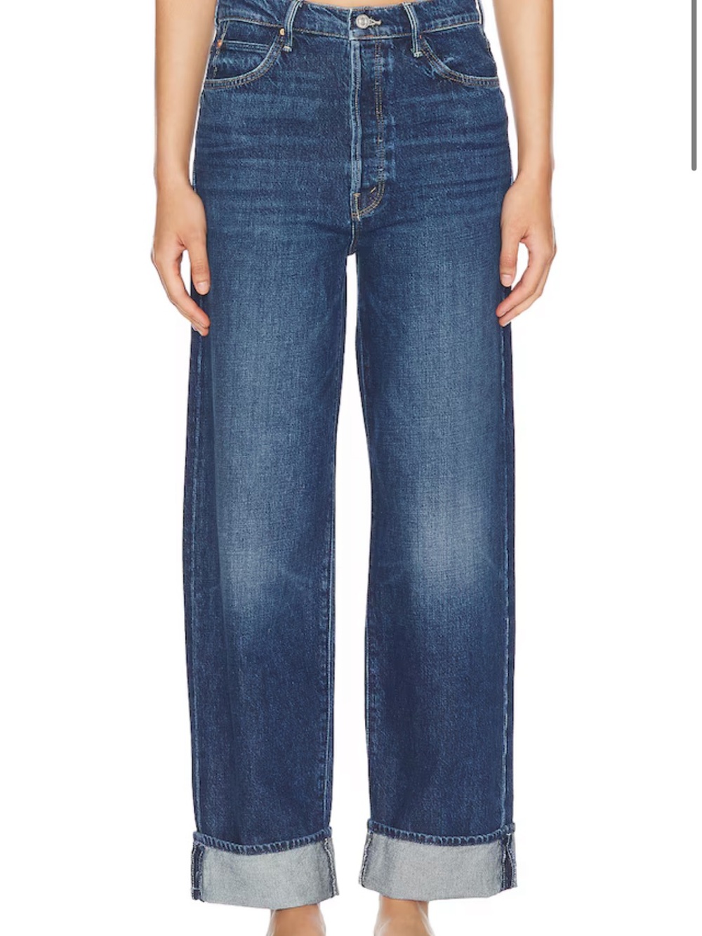 NWOT Mother The Spitfire Nerdy Cuff Jeans size 27